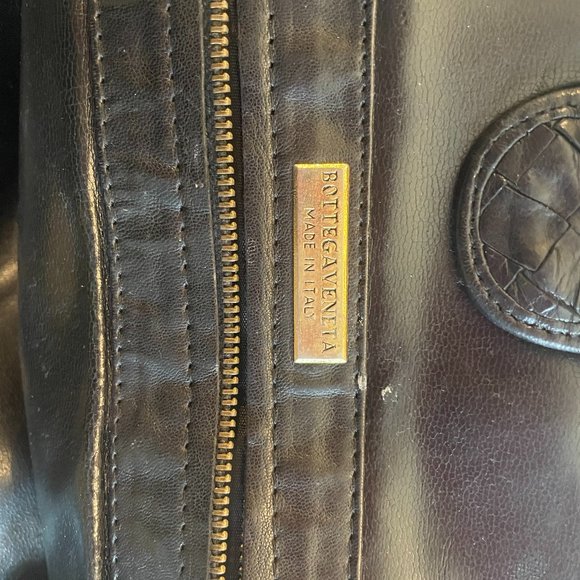 Vintage Bottega Veneta Woven Black Bag - Picture 1 of 4